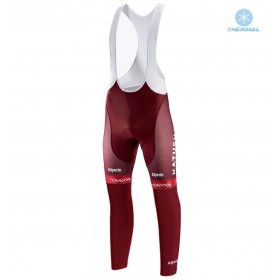 Collant à Bretelles 2018 Team Katusha Alpecin Hiver Thermal Fleece N001